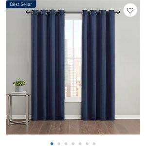 2 Kenneth Cole black out curtains